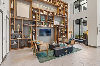 Resident lounge with kitchenette